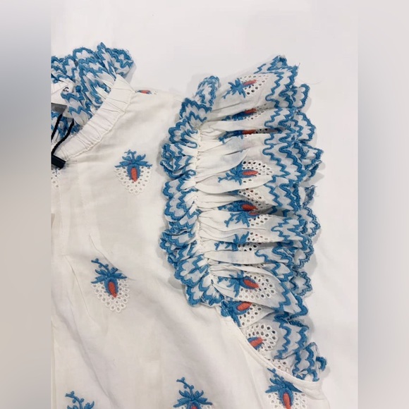 NWT Sea New York Renee Embroidered Strawberry Tank Top - Picture 4 of 8